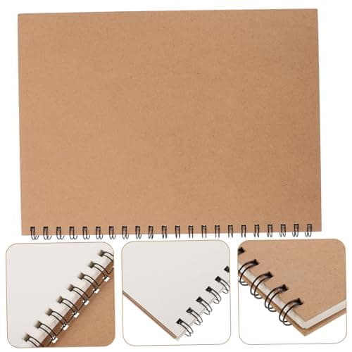 LIFKOME Portable Sketch Book for Painting and Drawing Thick Paper, Suitable for Students and Artists, for Outdoor Activities and Travel, Compatible Pens, Pencils, Charcoal and Markers Random Color — view 4
