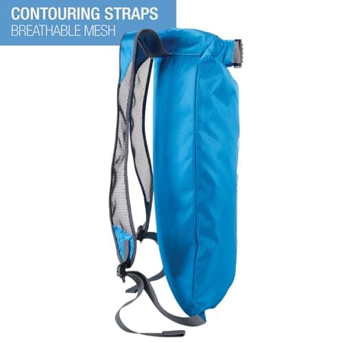 Lewis N. Clark Unisex's Waterseals Locking Backpack + Waterproof Bag, Teal, One Size — view 3