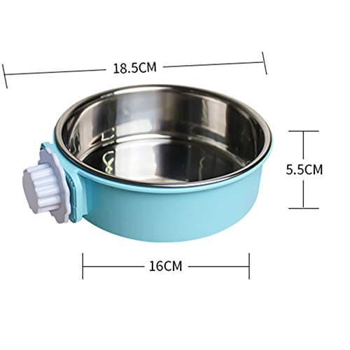 2-in-1 dog bowl,dog bowls with stand stainless steel pet dog water bowl travel, for crate and cage small animals such as cats and dogs Suitable for small and medium dogs… — view 5