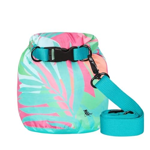Dock & Bay Small Waterproof Dry Bag - 5L, IP66 Waterproof Bag, Lightweight - Hot Tropics