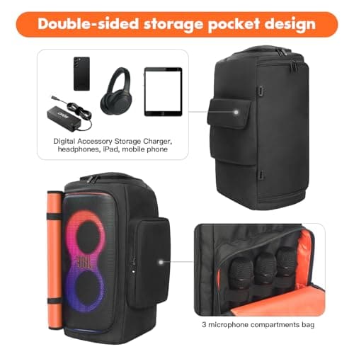 Cover for JBL PartyBox 120/110, Waterproof Dustproof Speaker Travel Bag — view 3