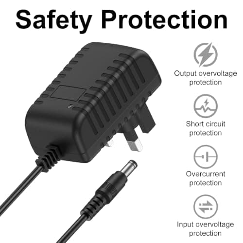 5V Power Supply Adapter, DC 5Volt 3A 2A 1A Charger, AC 100-240V to DC 5V Converter, fit for 5Vdc Baby Monitor/Swing Record Player LED Strip Light Massage Gun etc — view 6