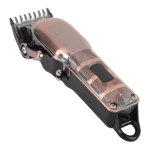 Dioche Electric Hair Beard Trimmer for Men Professional Barber Clipper with 4 Gears Cutter Head Adjustment Digital Display Grooming Shaving Kit Lightweight Portable Travel Red Bronze — view 2