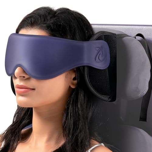 Bonairest Travel Pillow, Airplane Head Strap with 3D Eye Mask for Sleeping