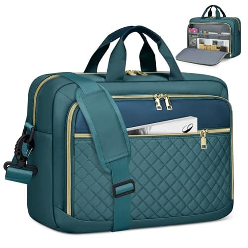 NEWHEY Laptop Bag for Women 17.3 inch Large Briefcase Teacher Work Bag