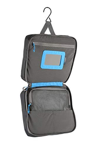 Lifeventure Wash Bag for Men & Women Water Resistant Travel Hanging Wash Bag with Mirror and Wet/Dry Separation Pockets — view 4