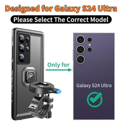 Cozycase IP68 TOP Waterproof Bike Phone Holder For Samsung Galaxy S24 Ultra — view 2