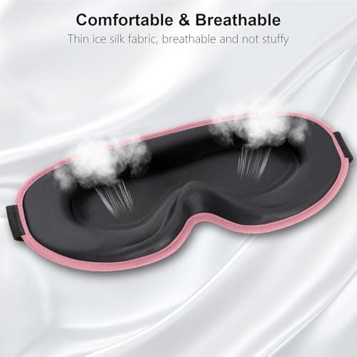 Gritin 100% Blackout Sleep Mask for Women & Men-Zero Eye Pressure Eye Mask — view 6