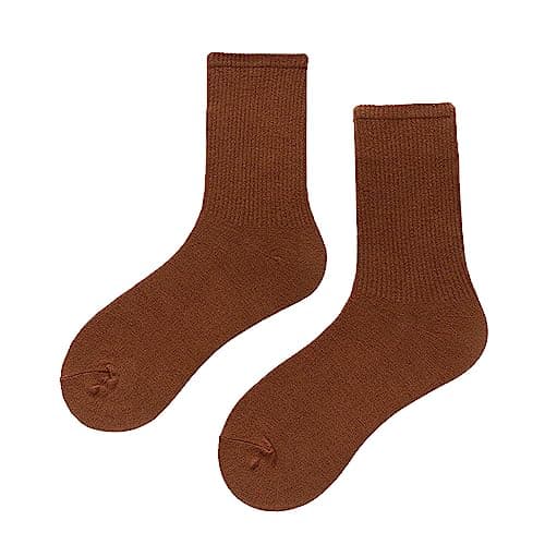 Crew Socks Soft Athletic Non-Slip Sock Cosy Moisture Wicking Anti-Blister Socks Thermal Blend Plain Leisure Sock Durable Elastic Seamles Crews Outdoor Sports Running Travel Everyday Wear — view 6