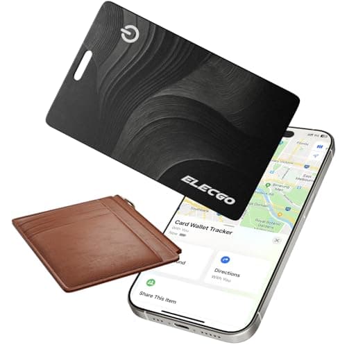 [Apple MFi Certified] Wallet Tracker Card with Apple Find My, iOS Only