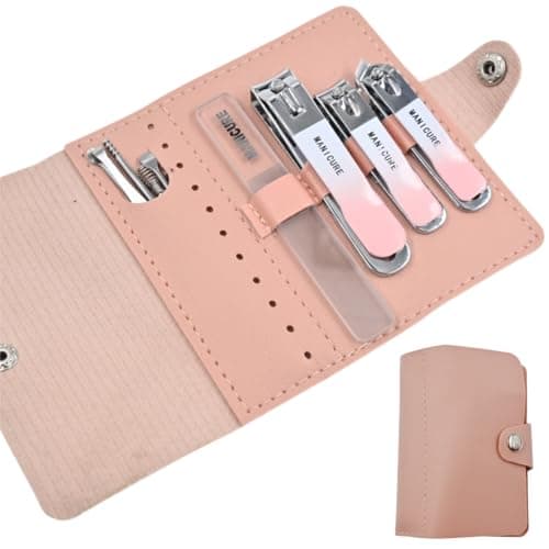 ZHIYE 10 Pcs Nail Clippers Set Stainless Steel Nail Clipper, Professional Nail Scissors Grooming Pedicure Kit Manicure, Cuticle Remover Tools