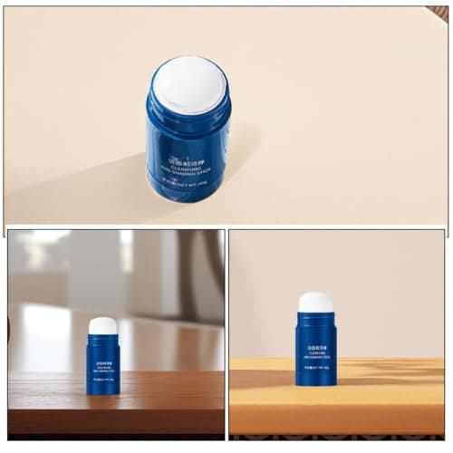 Blue Cleansing Shaving Cream Stick for Men, Manual Beard Softening — view 3