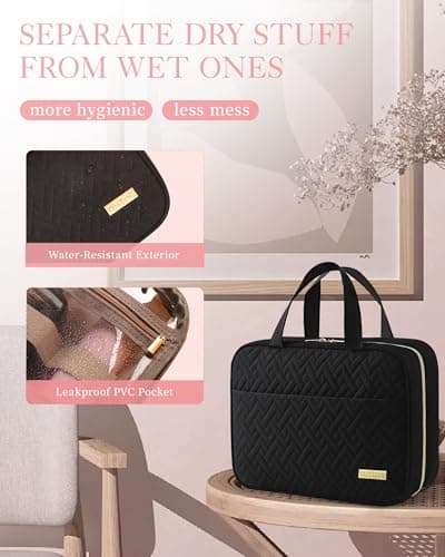 HOTOR Hanging Travel Toiletry Bag Women Essentials,Makeup Wash Bag — view 5