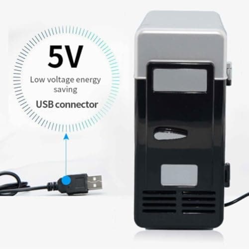 USB Mini Fridge – Compact Cooler Warmer | Portable Dorm Student Gift — view 4