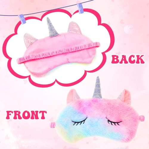 Xialvyu 4 Pack Kids Eye Mask, Plush Animal Eye Masks for Sleeping — view 5