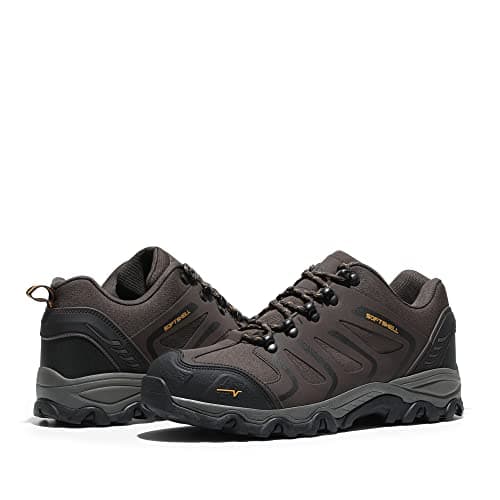 NORTIV 8 Men's 160448-low Brown Black Tan Low Rise Waterproof Hiking Shoes Size 10 US/9 UK — view 4