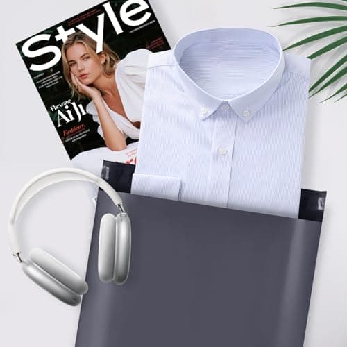 Switory Parcel Bags Mailing 12X16 Inch Postal Bags Self Seal,Waterproof, Shipping Mailers Mailing Bag for Clothes Envelopes Postage Bag for Packaging, 50Pcs (Grey) — view 5