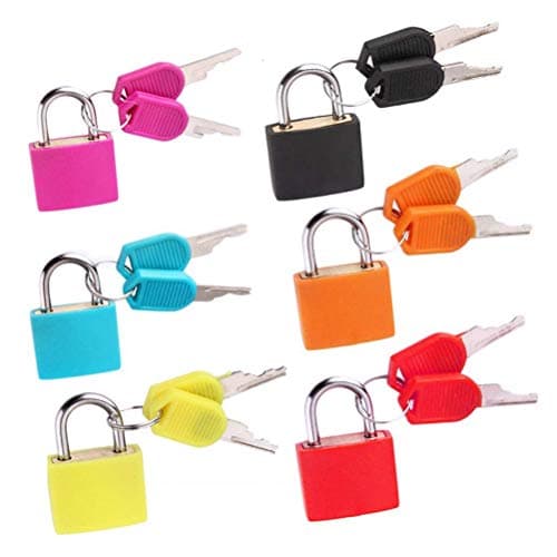 6 Pcs Suitcase Locks with Keys, Small Padlocks Luggage Locks — view 2