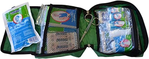 90 Piece Premium Kit Includes Eyewash | 2 x Cold (Ice) Packs and Emergency Blanket | for Home, Office, Car, Caravan, Workplace, Travel | Pasha81 Ltd First aid Kit Bag — view 4