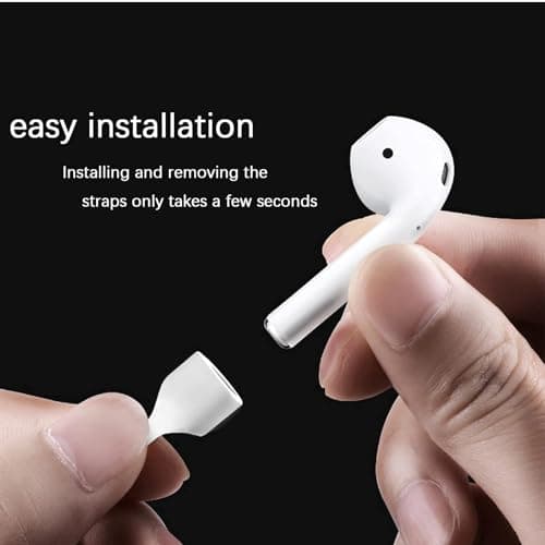 Leeneen 5 Pack Wireless Headphones Anti-Lost Rope,Soft Silicone Anti-Lost Airpod Neck Strap Lanyard for Airpods pro12345,for Running,Fitness,Dancing (pink white) — view 4