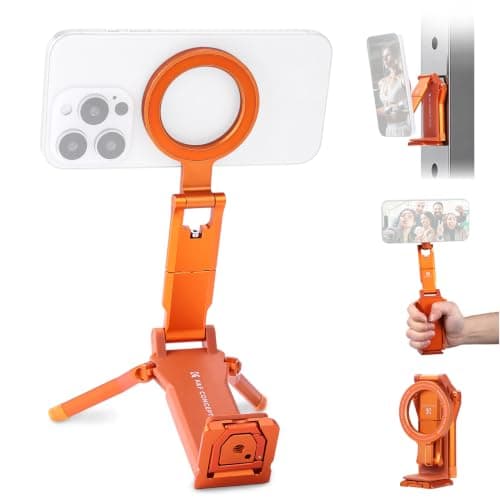 K&F CONCEPT 360° Rotating Magnetic Phone Tripod, Orange