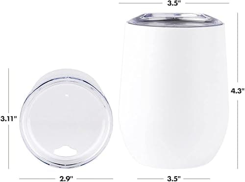 EKAM Personalised Floral Tumbler Stylish Initial with Name - 12oz Stainless Steel Travel Mug, for Wine, Whisky, Coffee, Vodka Tumbler with Lid, Custom Gift for Christmas Day, Birthday, Any Occasion — view 5