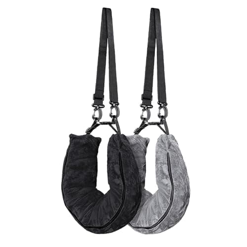 Aundhegrtt 6Pack Stuffable Travel Pillow for Extra Luggage, Velvet Travel Neck Pillow with Adjustable Neck Size, Fits About Travel — view 6