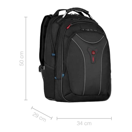 Wenger Carbon 30 Litre Laptop Backpack, Black — view 2