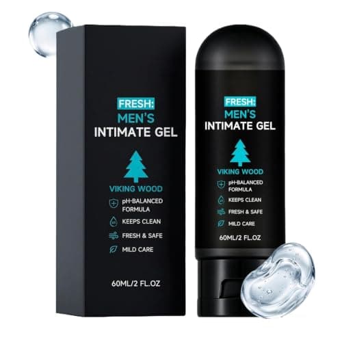 Men's Intimate Wash 60ml - Portable Refreshing Cleanser, Daily Hygiene Kit