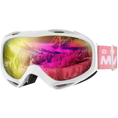 OutdoorMaster OTG Ski Goggles, Snowboard Goggles for Men, Women & Youth