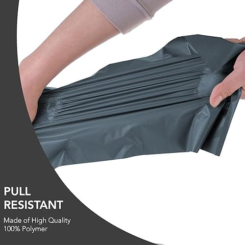 iSOUL 50pcs Assorted Mailers - Grey Parcel Bags, 14x19 Sizes, Self Seal Poly Postal Bags for Small to Large Mailing & Shipping — view 3