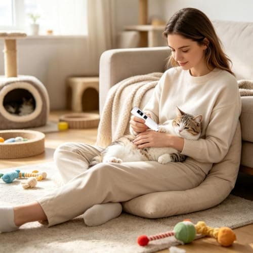 Pet Nail Grinder for Dogs 3-Speed Digital Display Low Noise Safe Grooming — view 3
