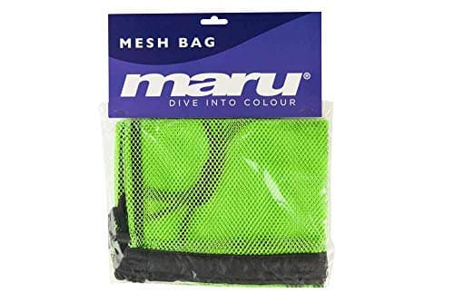 MARU Mesh Bag for Swimming Equipment (Lime) – Lightweight Mesh Swimming Bag for Wet Gear – Breathable, Quick-Dry Design with Drawstring Closure – Ideal for Pool Training & Swim Sessions — view 2