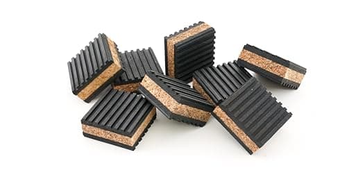 Tuneful Cables Sound Isolation Pads, Cork Pads for Speakers to Improve Sound and Reduce Vibration (1" Pack of 8) — view 3