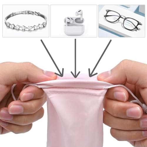 LICQIC Microfibre Sunglasses Soft Pouch, 1 Pcs Pink — view 4