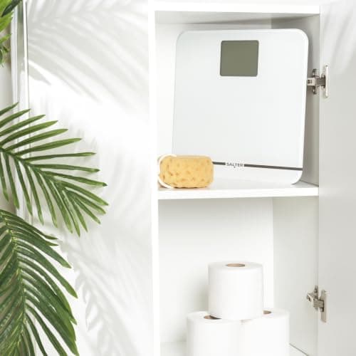 Salter Max Digital Bathroom Scale – Supersize LCD Display, 250 kg Capacity, Large Platform, Easy Read, Carpet Feet & Batteries Included, Kg/lbs, Instant Readings, Weight Measurements, White — view 5