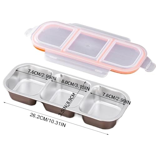 Snack Pack Containers Food-Grade Stackable Multi Compartment Divider — view 2