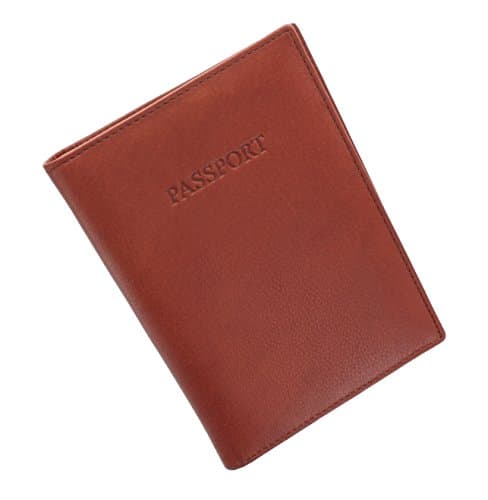 VISCONTI Polo Collection Leather Passport Holder RFID Blocking 2201 Brown — view 3