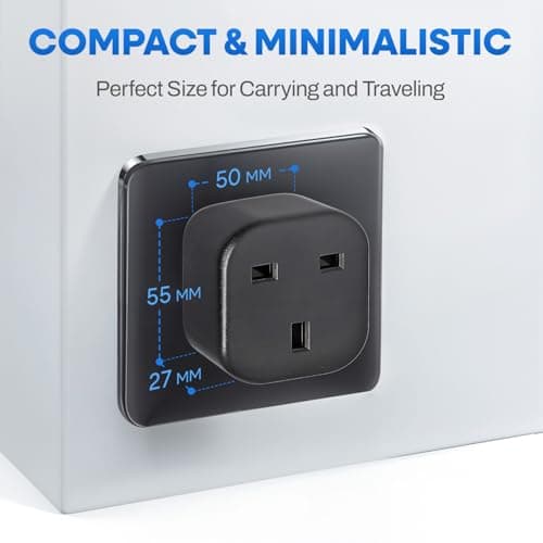 Gremlin Lab Upside Down Plug Adapter (2 Pack) - Patent Pending Sleek and Compact Single-Socket Inverted Plug Solution for Hard-to-Reach Outlets and Wall-Mounted Devices — view 5