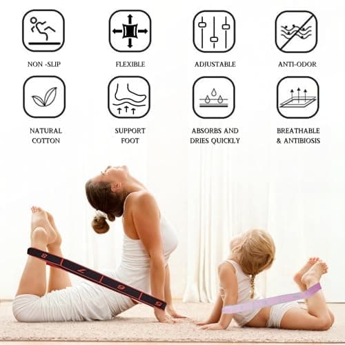 KEYRI 2 PCS Resistance Bands Stretch Strap Elastic Kids Stretch Band — view 6