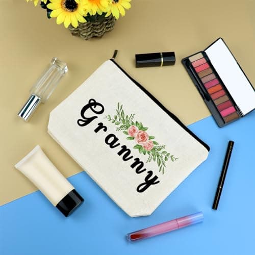 Granny Makeup Bag - Grandma Gift for Mothers Day, Birthday, Christmas & Thanksgiving from Granddaughter & Grandchildren - Cosmetic Bag Travel Pouch for Grannie, Gran Nana & Grandmother — view 3