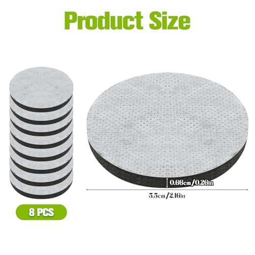 8 Pack Micro Water Filter Discs for Brita Fill and Go Water Filters Bottles Carafes, NSF42 Certified Mini Water Filter Disc Replacement for Reducing Chlorine, Microparticles and Other Impurities — view 2