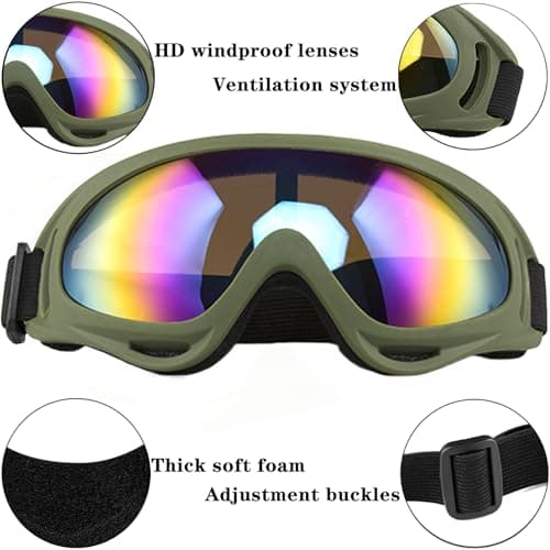 Ski Goggles Snowboard Goggles for Men Women Kids UV Protection Goggles — view 3