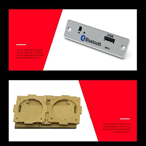 Dedjgoo DIY Electronic Kit Bluetooth Speaker 3W+3W Stereo, U Disk Playback — view 6
