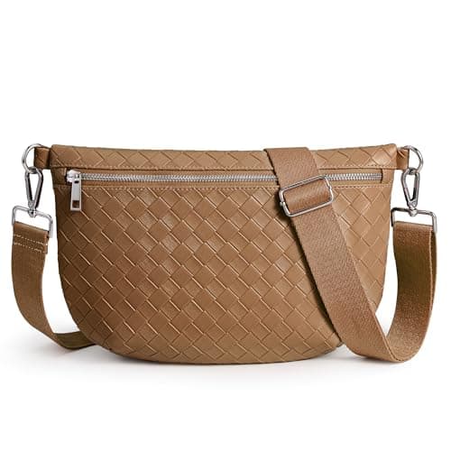 KALIDI Sling Crossbody Bum Bag for Women Fanny Pack Waist Bag for Hiking
