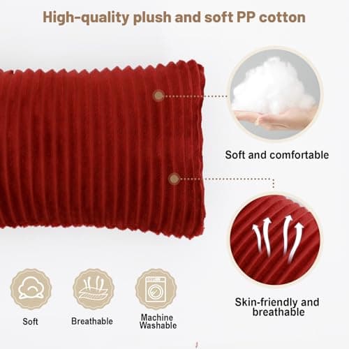vocheer Small Pillow with Removable Cover, 28*17 cm Tiny Travel Pillow 1PC — view 3