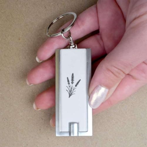 Azeeda 'Lavender' LED Keyring Torch (KT00053707) — view 3
