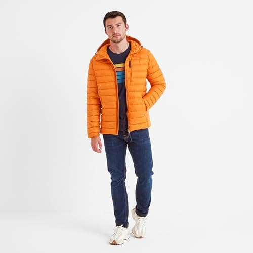 TOG24 North Mens Hood Jacket RDS Duck Down Warm Insulation Packaway Travel — view 2