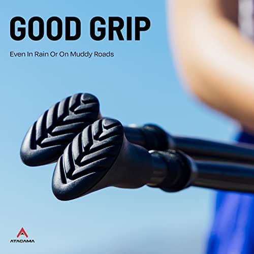 ATACAMA Walking Stick Rubber Tips for Nordic Walking - Extra Grip and Soft - 10 Pcs Rubber Tips Sticks for Hiking Stick - Hike Pole Cover Universal Pad - Black Walking Pole Ends - Trekking Equipment — view 5