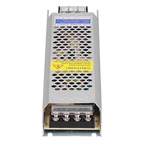 Cocoarm Regulated Switching Power Supply, Aluminum Alloy Voltage Converter 150W 12.5A AC to DC for LED Strip Light Bar Signboard Fabric Light Box Use (WCB-12V-150W) — view 4